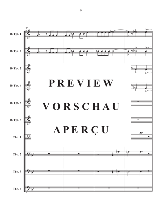 Product gallery: Page 11 of 21 Grand Intrada , , (Brass Ensemble, 6x trumpet + 4x trombone)