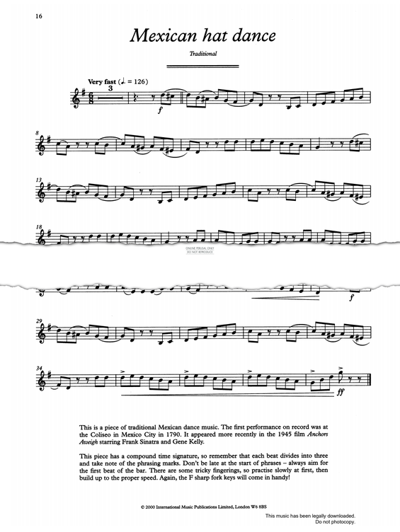 Product gallery: Page 1 of 1 Mexican Hat Dance, Traditional