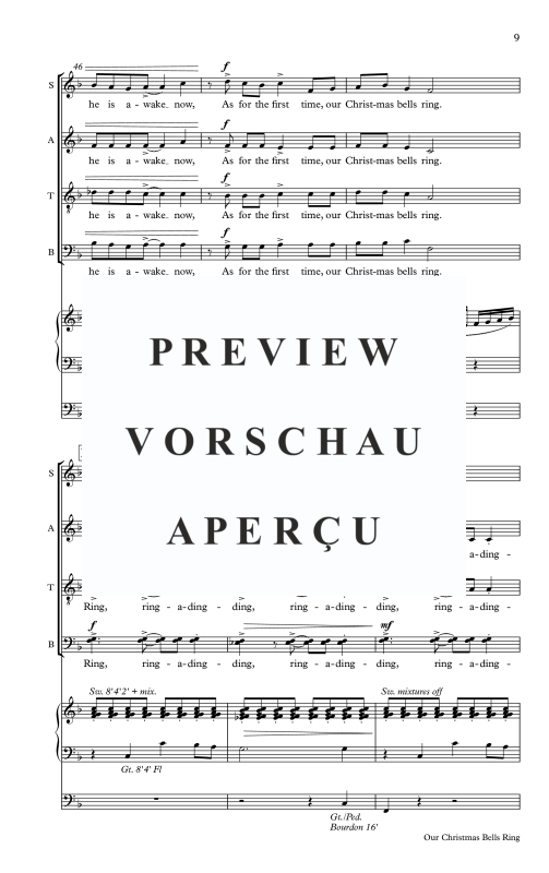 Produktgalerie: Seite 11 von 11 Our Christmas Bells Ring, , Gemischter Chor und Orgel