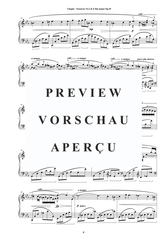 Product gallery: Page 5 of 7 Nocturne No. 2 in E flat major Op. 55, , Solo Piano