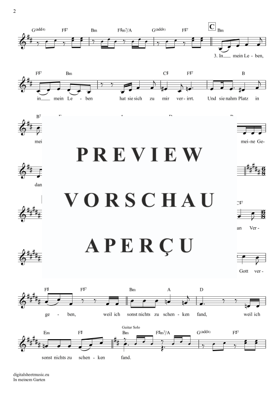 Product gallery: Page 7 of 9 In Meinem Garten, Mey, Reinhard, Keyboard