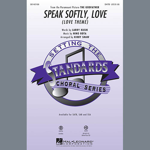 Product picture to: Speak Softly, Love (Love Theme)