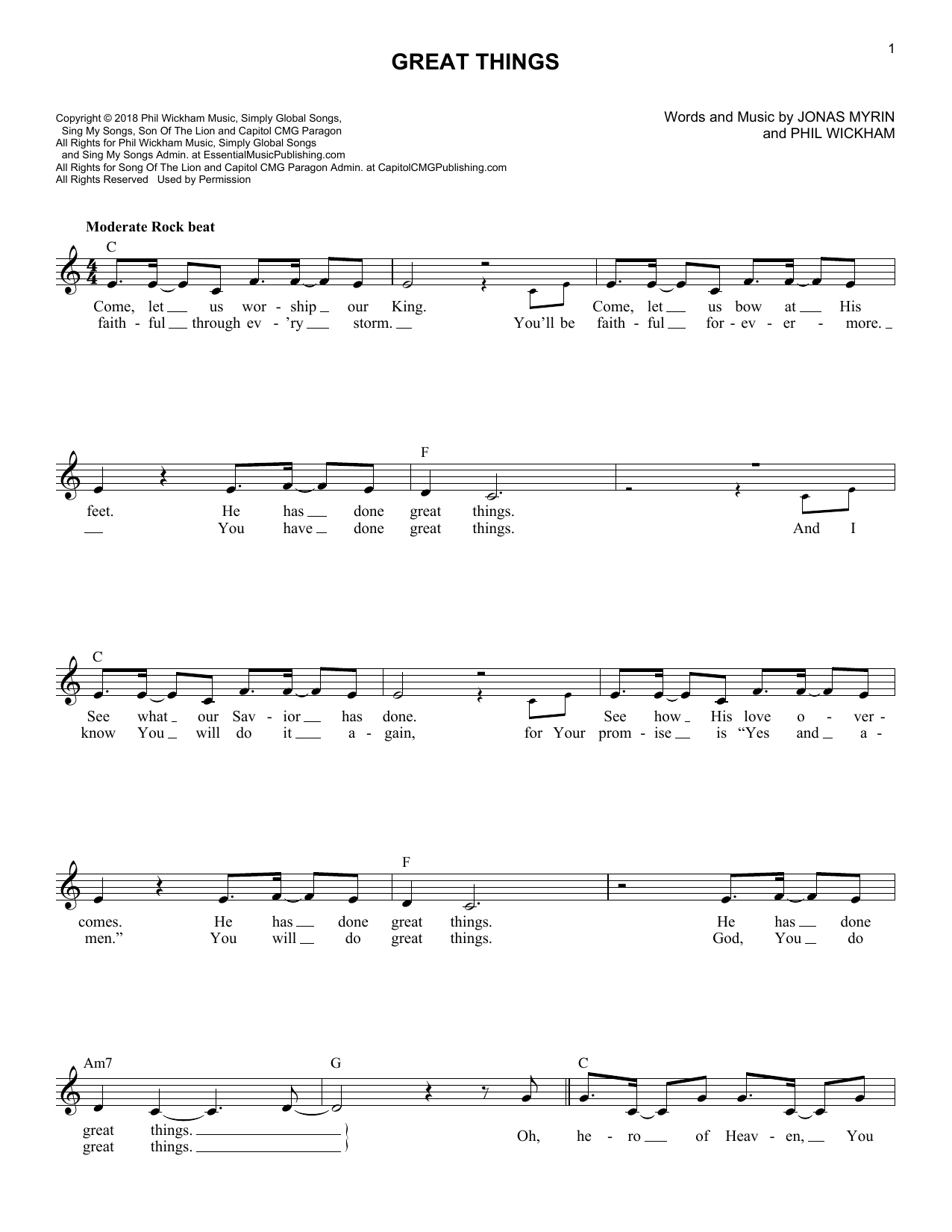 Produktgalerie: Seite 1 von 1 Great Things, Phil Wickham