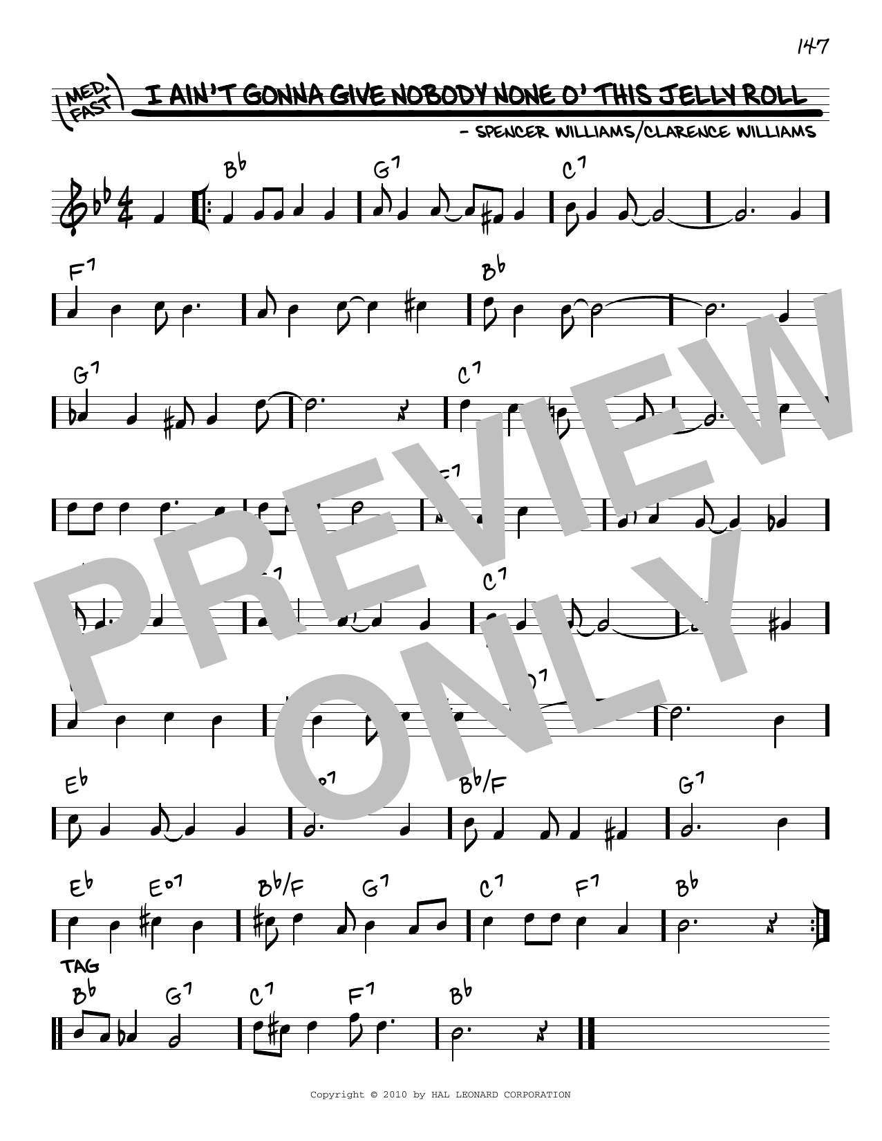 Product picture to: I Ain't Gonna Give Nobody None O' This Jelly Roll (arr. Robert Rawlins)