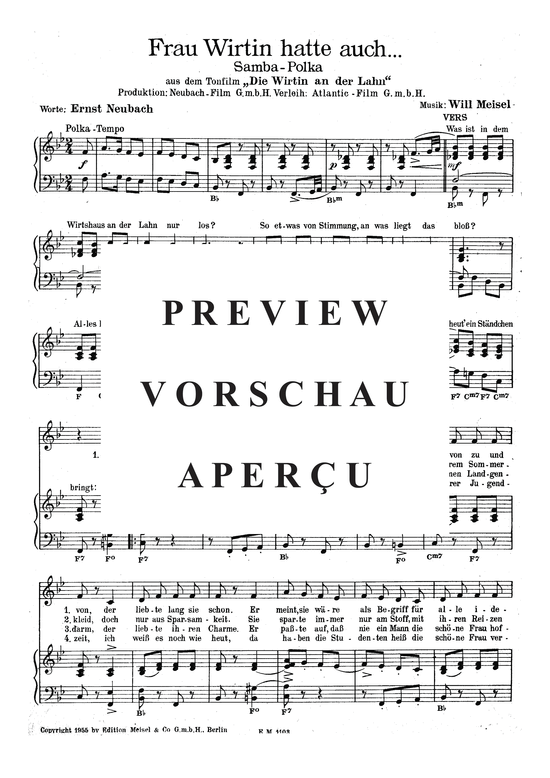 Produktgalerie: Seite 4 von 4 Frau Wirtin hatte auch, 	, Klavier und Gesang