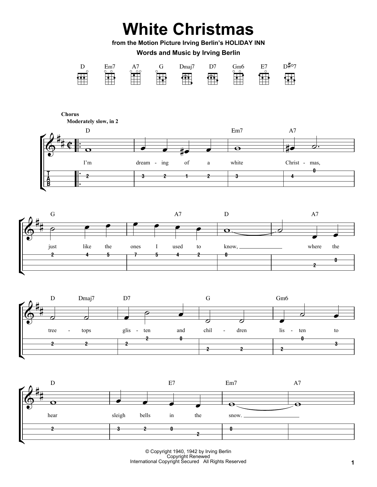 Product gallery: Page 1 of 1 White Christmas, Irving Berlin