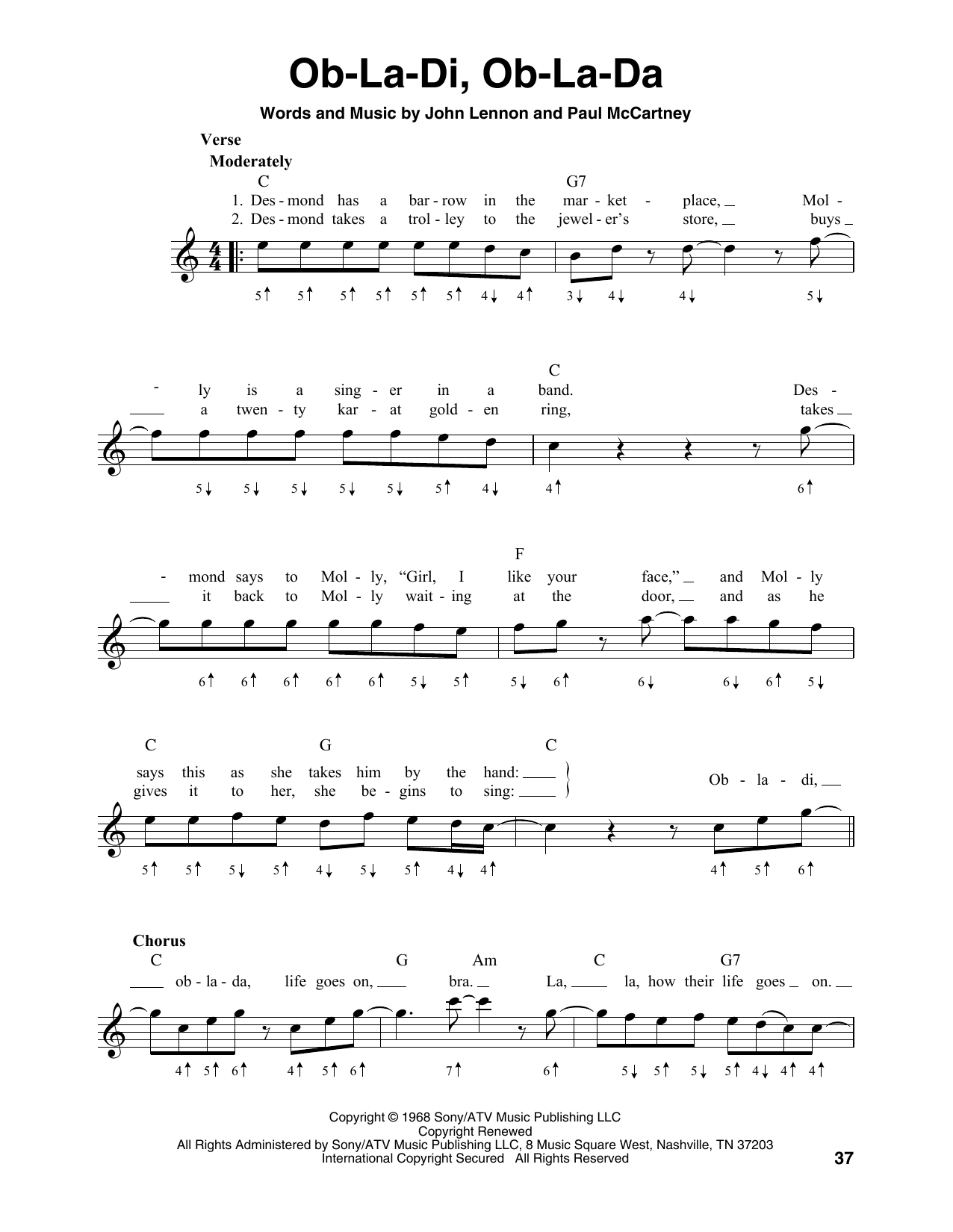 Product gallery: Page 1 of 1 Ob-La-Di, Ob-La-Da, The Beatles