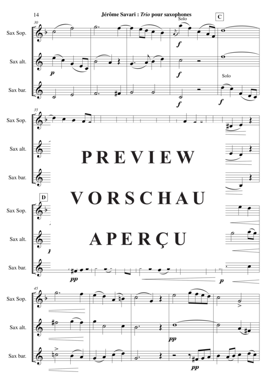 Product gallery: Page 15 of 21 Trio , , (Saxophone Trio SAB)