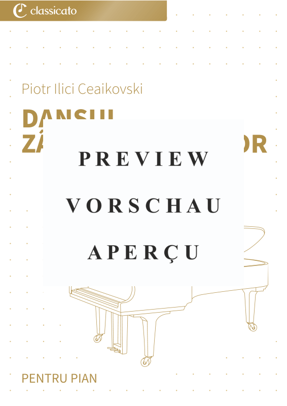 Product gallery: Page 2 of 8 Dansul Zânei Dulciurilor - Din baletul Spargatorul de nuci, , Piano solo