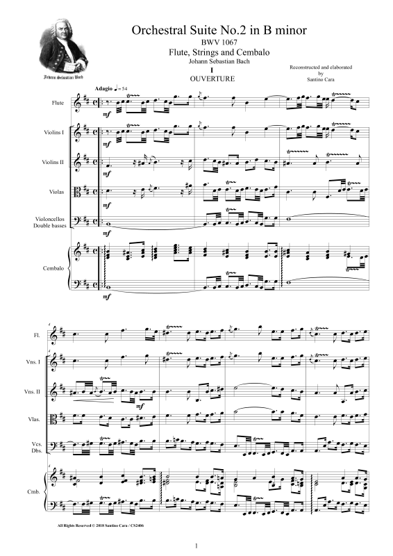 Produktbild zu: Orchester Suite No.2 in H-Moll BWV 1067Johann Sebastian Bach