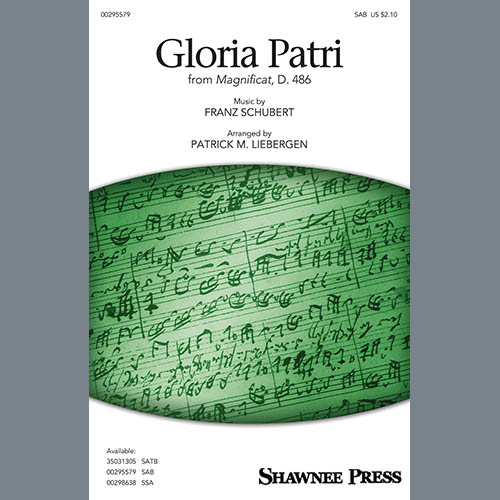 Produktbild zu: Gloria Patri (from Magnificat, D. 486) (arr. Patrick M. Liebergen)