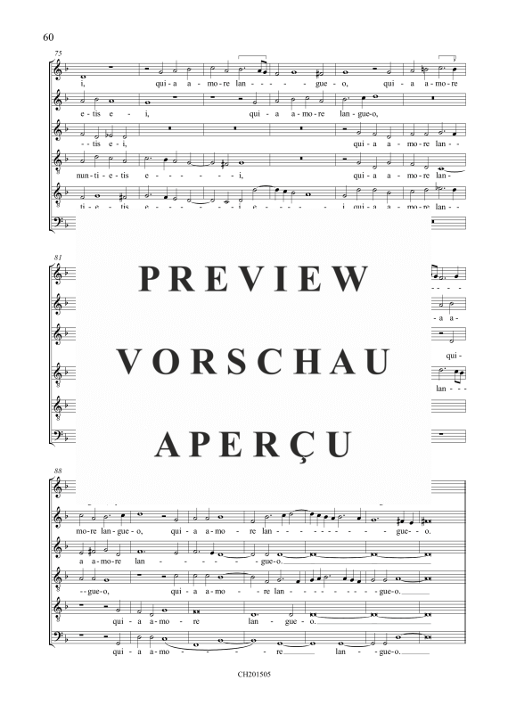 Produktgalerie: Seite 6 von 11 Vadam et circuibo / Qualis est dilectus tuus, , Gemischter Chor 6-stimmig