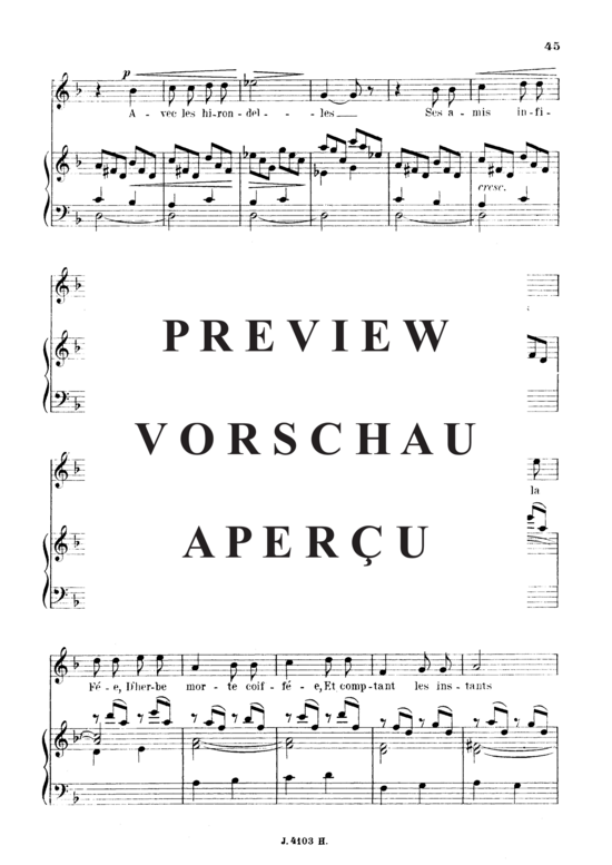 gallery: La fée aux chansons Op.27 No.2 , , (Gesang hoch + Klavier)