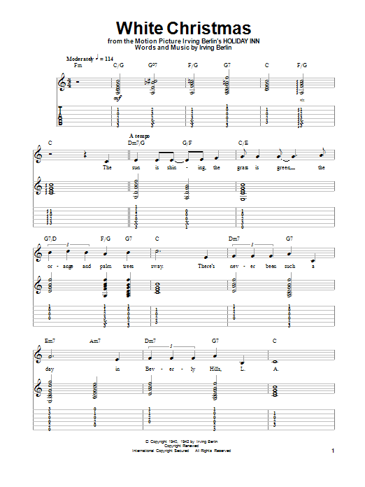 Product gallery: Page 1 of 1 White Christmas, Irving Berlin