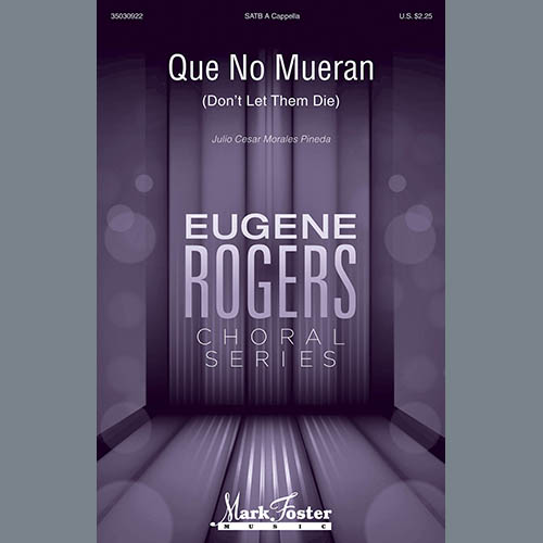 cover: Que No Mueran (Don't Let Them Die), Julio Pineda