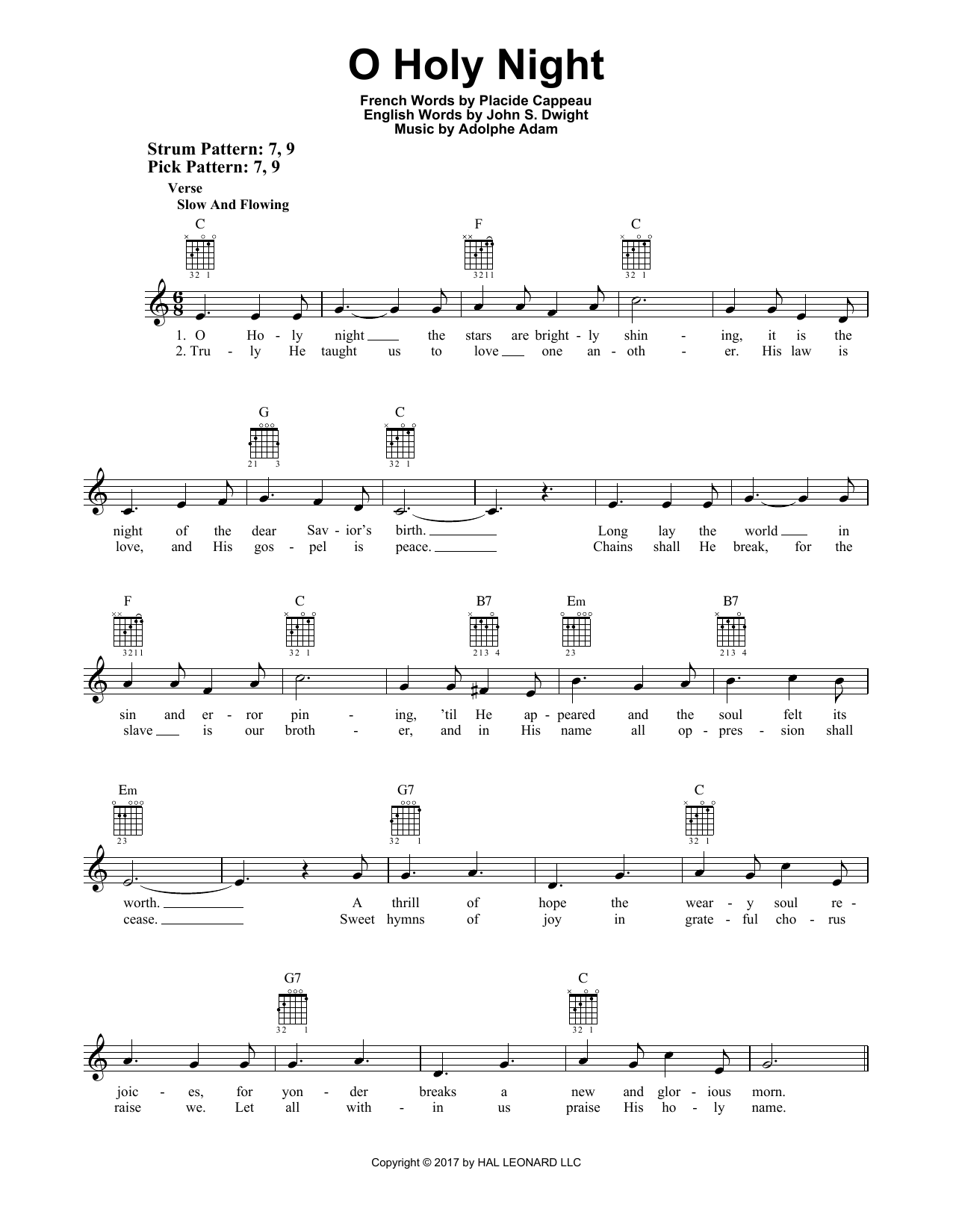 Product gallery: Page 1 of 1 O Holy Night, Adolphe Adam