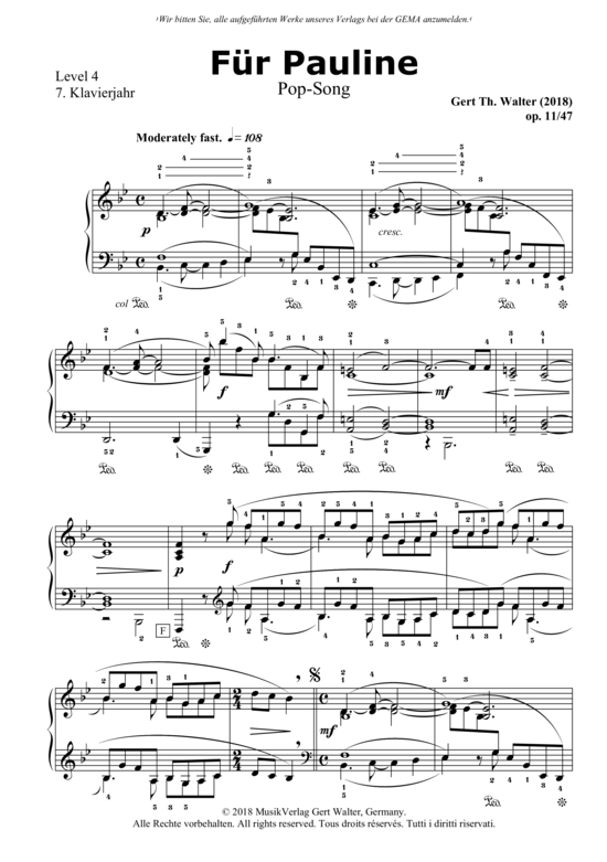 Produktbild zu: Für Pauline Gert Walter