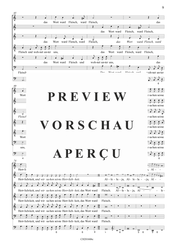 gallery: Das Wort ward Fleisch, , (Gemischter Chor 6-stimmig)
