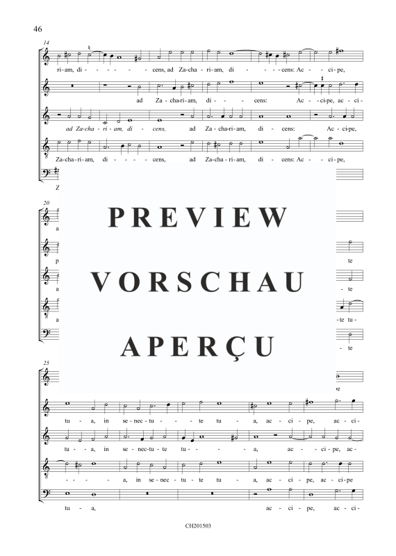 Produktgalerie: Seite 3 von 8 Descendit Angelus Domini / Ne timeas quoniam, , Gemischter Chor 5-stimmig