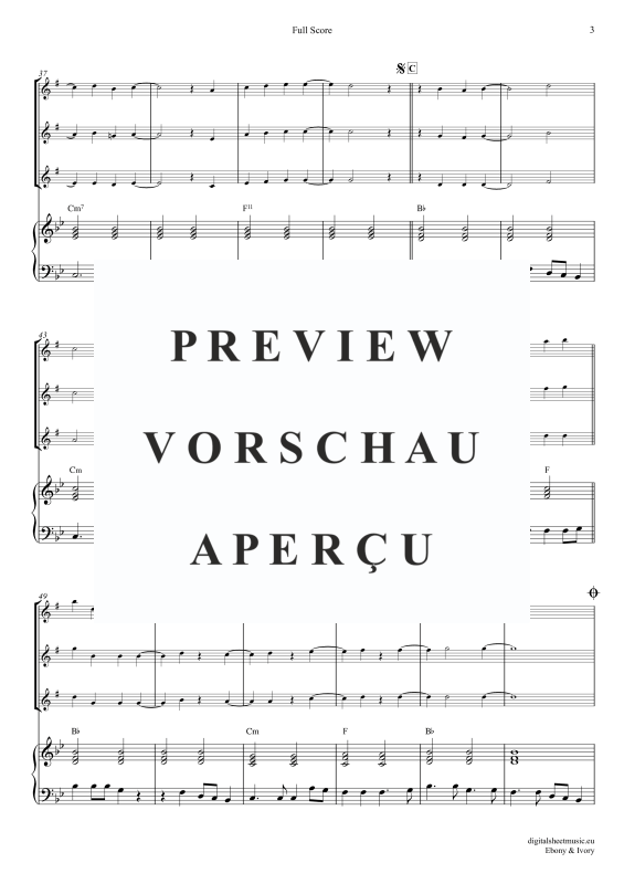 Produktgalerie: Seite 4 von 11 Ebony And Ivory, McCartney, Paul/Wonder, Stevie, (Saxophon Trio AAA(T) + Klavier)