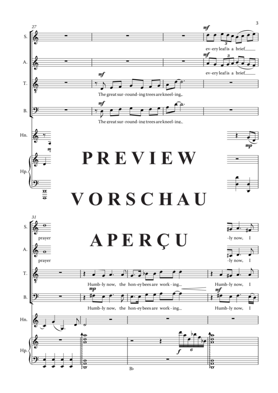 Product gallery: Page 8 of 21 In The Midst Of Wild Being , , (mixed choir, horn + harp)