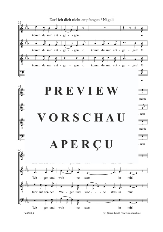 Produktgalerie: Seite 5 von 6 Darf ich dich nicht empfangen, , Gemischter Chor