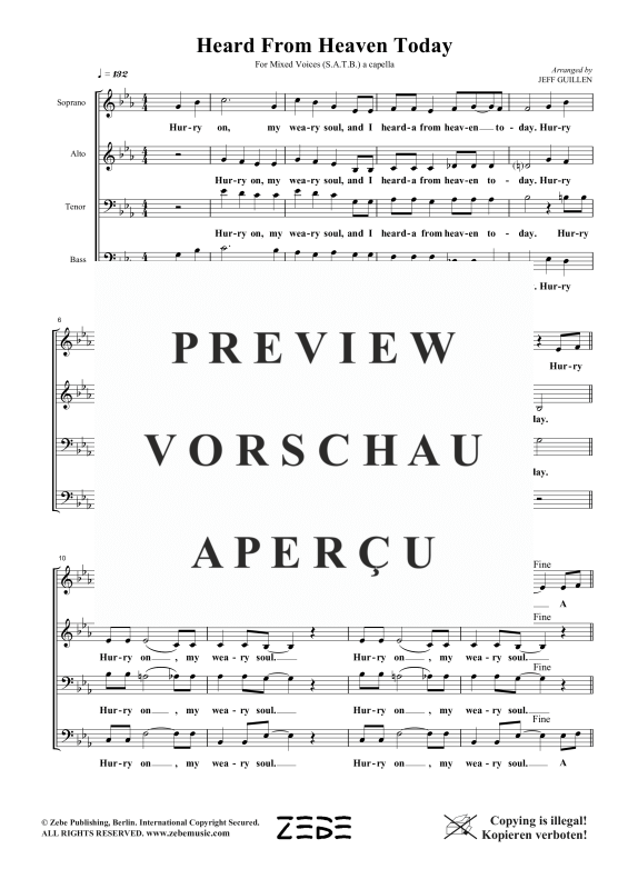 Produktgalerie: Seite 3 von 5 Heard From Heaven Today, , Gemischter Chor