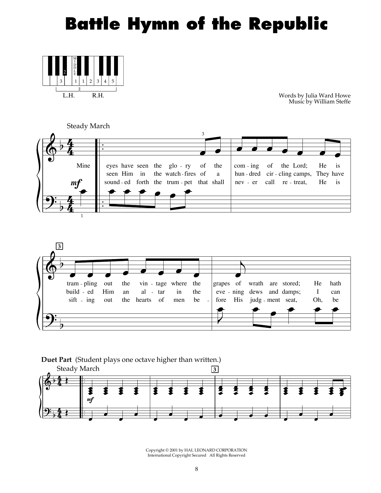 Product picture to: Battle Hymn Of The Republic