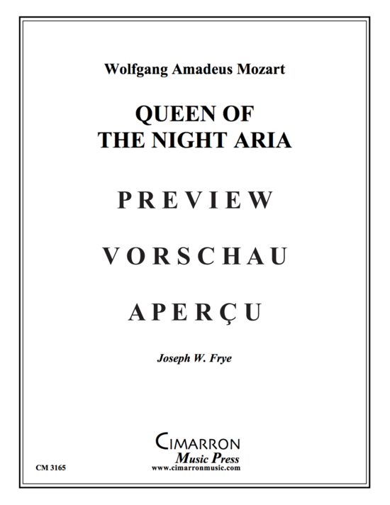 gallery: Königin der Nacht Arie (Queen of the Night Aria) , ,  (Posaunenquartett)