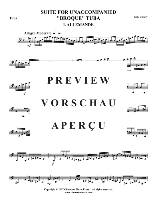 Product gallery: Page 2 of 4 Suite für "Baroque" Tuba , , (Tuba solo)