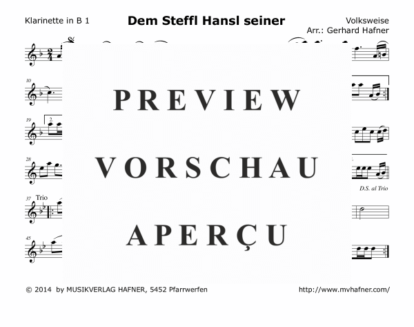 Product gallery: Page 6 of 11 Dem Steffl Hansl seiner, , (woodwind and brass)