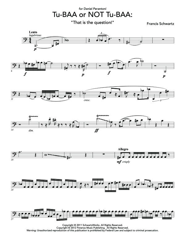 Produktgalerie: Seite 1 von 9 Tu-BAA or Not Tu-BAA, , (Tuba Solo)