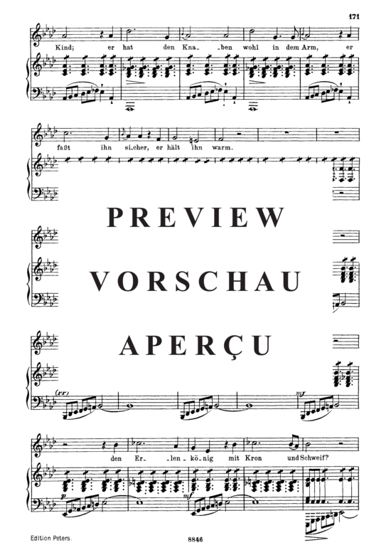 gallery: Erlkönig D.328 , , (Gesang mittel + Klavier)