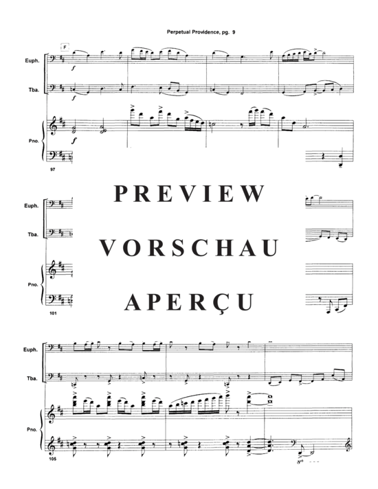 Produktgalerie: Seite 11 von 21 Perpetual Providence , , (Euphonium, Tuba + Klavier)