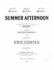 cover: Summer Afternoon, Eric Coates