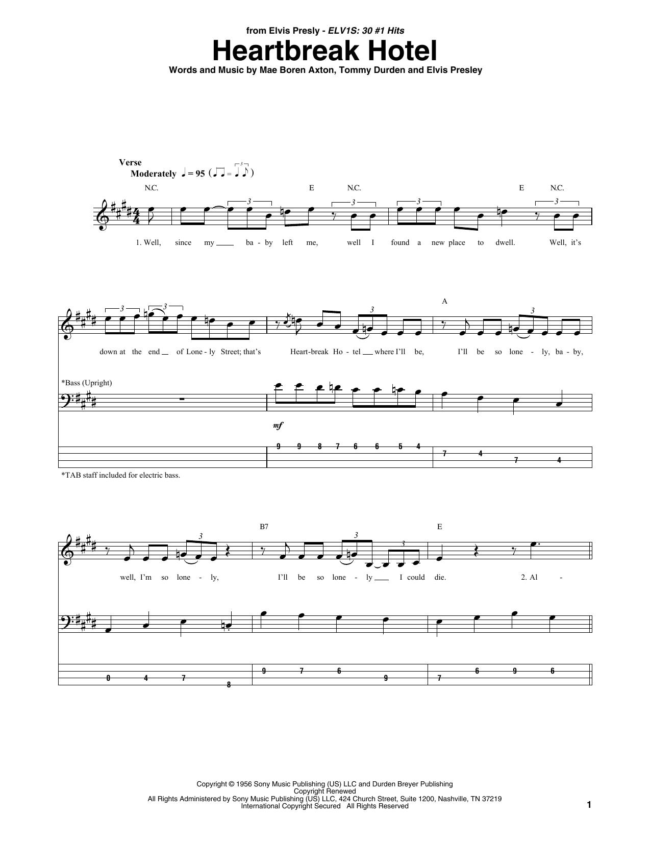 Produktgalerie: Seite 1 von 1 Heartbreak Hotel, Elvis Presley