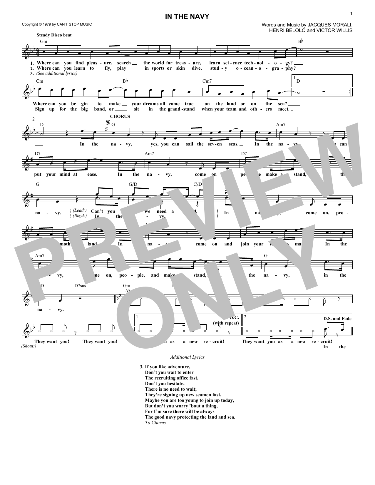 Produktbild zu: In The Navy