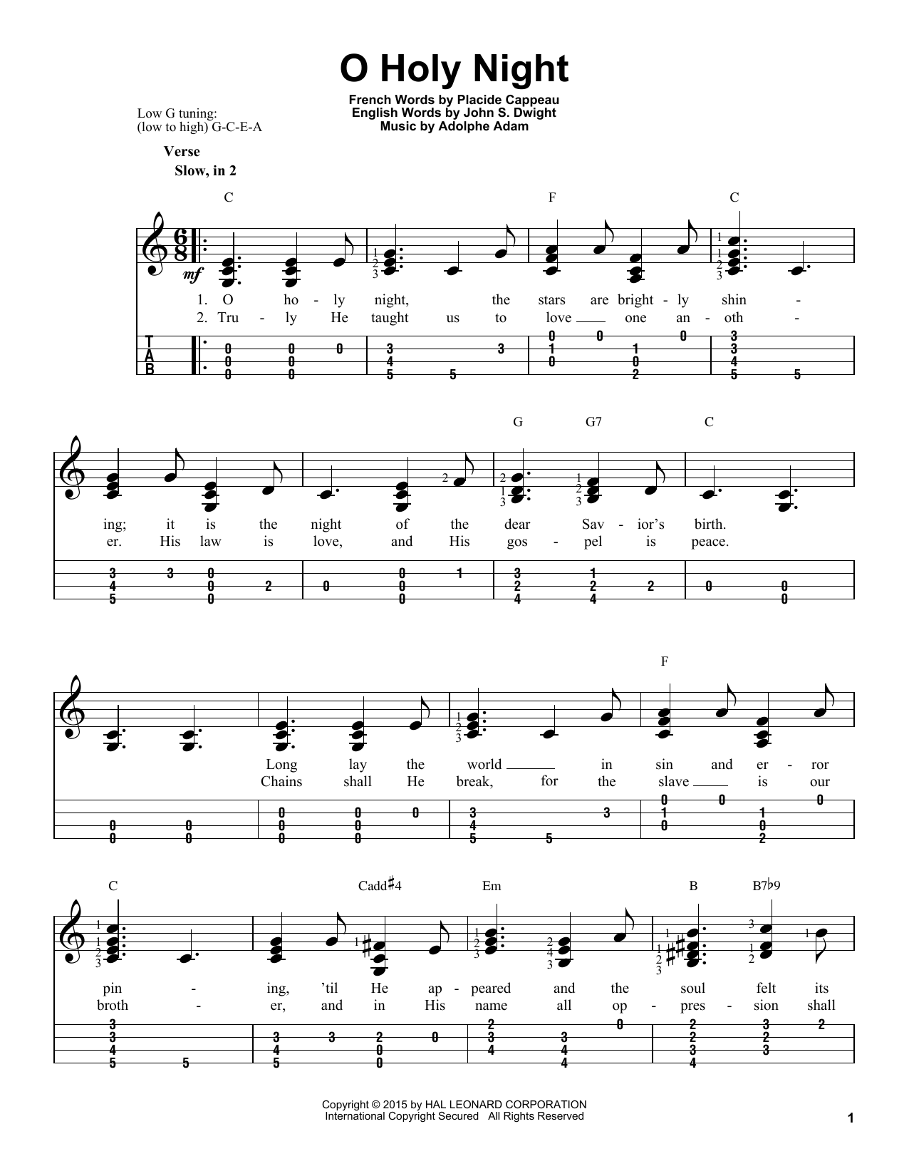 Product gallery: Page 1 of 1 O Holy Night, John S. Dwight