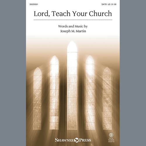 cover: Lord, Teach Your Church, Joseph M. Martin, Chor