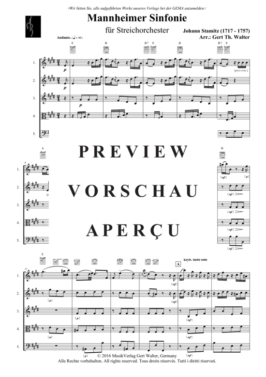 Produktgalerie: Seite 2 von 21 Mannheimer Sinfonie , , (Quintett flexible Besetzung)