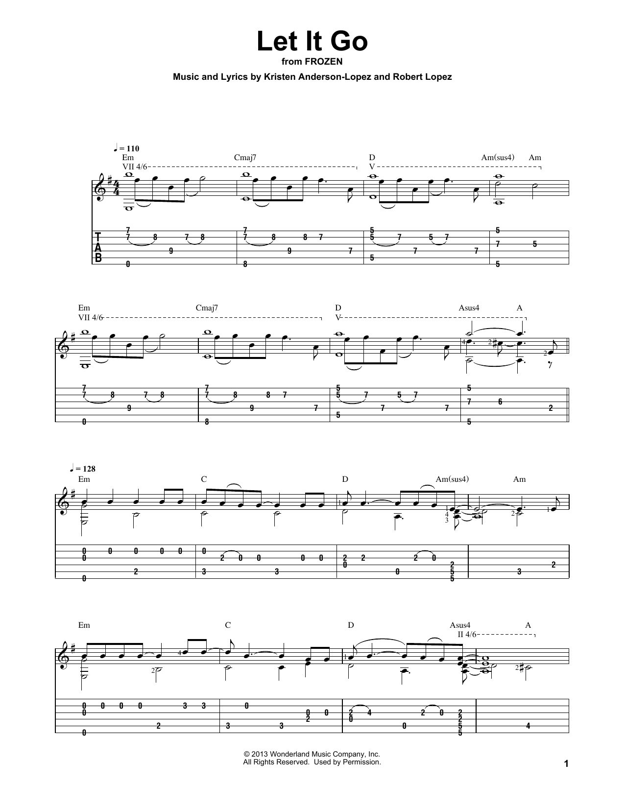 Produktbild zu: Let It Go (from Frozen)