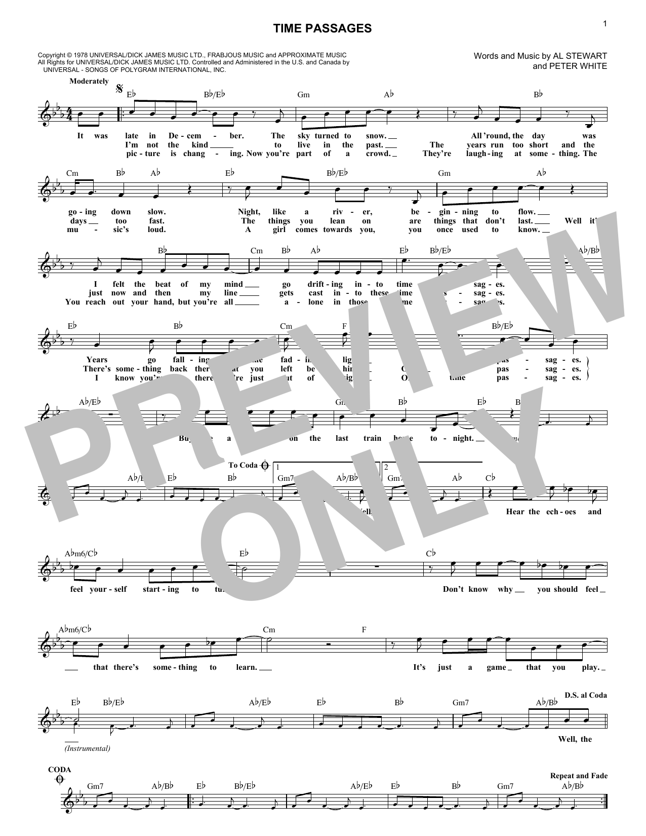 Produktbild zu: Time Passages