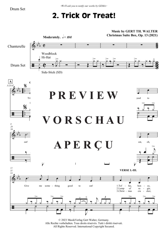 Produktgalerie: Seite 18 von 21 Trick Or Treat! , , (Jazz Combo Band + 2 Bläser)