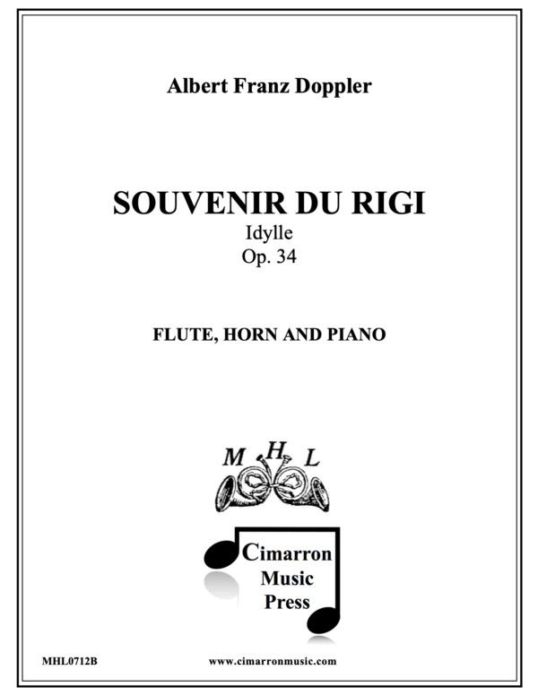 cover: Souvenir du Rigi - Idylle Op. 34, , Flute, French Horn and Piano