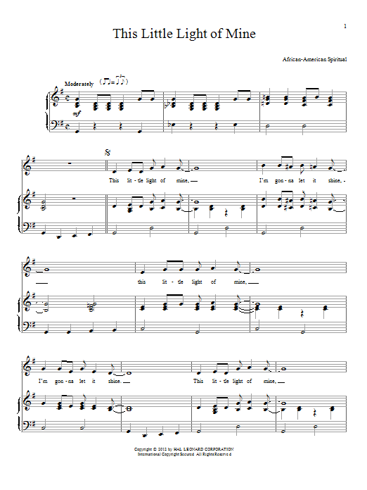 Produktbild zu: This Little Light Of Mine