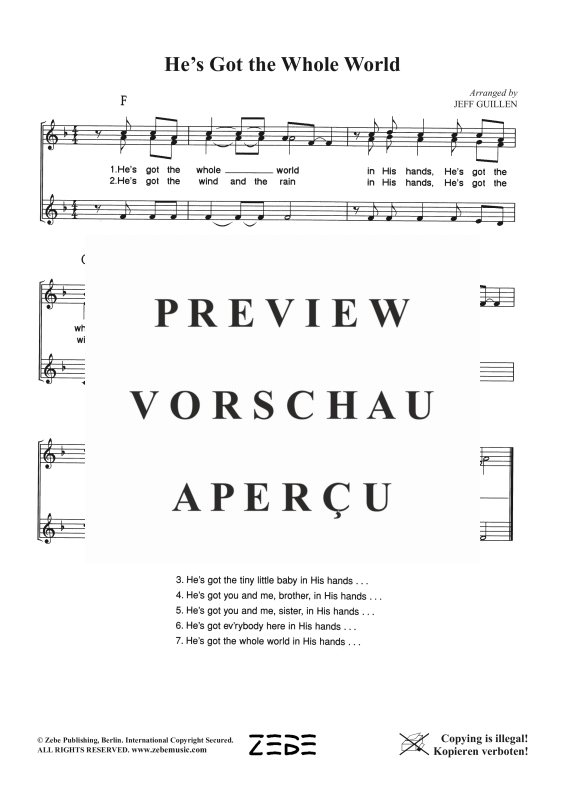 gallery: He´s Got the Whole World, , Frauenchor SSA