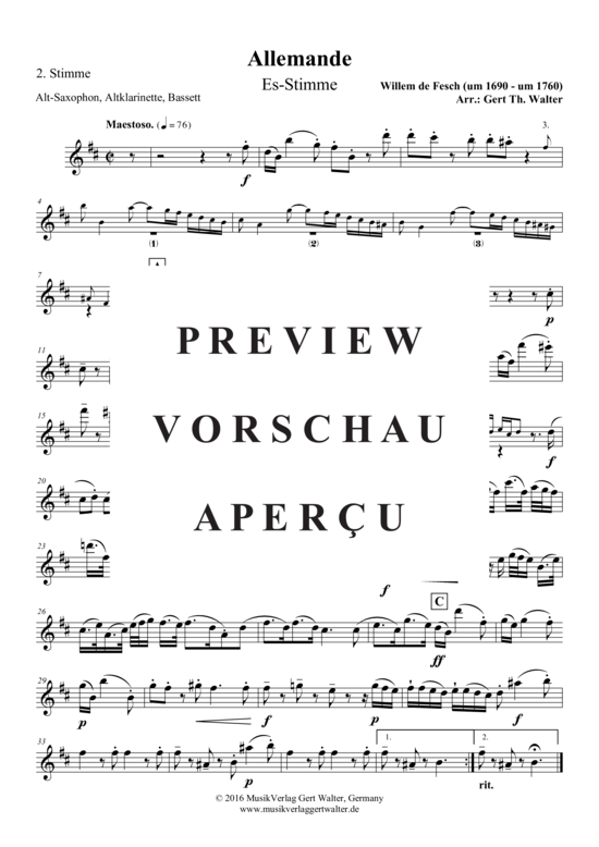Produktgalerie: Seite 16 von 21 Allemande , , (Quintett flexible Besetzung)