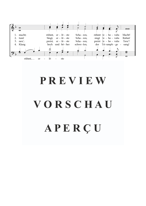 Product gallery: Page 3 of 3 Jehovahs Ehre, , Mixed Chorus
