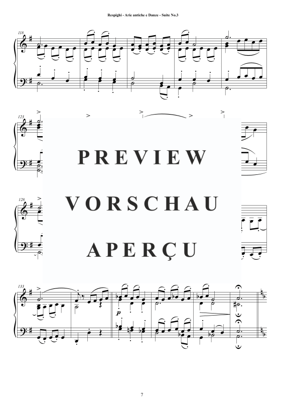 Produktgalerie: Seite 8 von 11 Suite No. 3 - Antiche Arie e Danze, , Klavier Solo