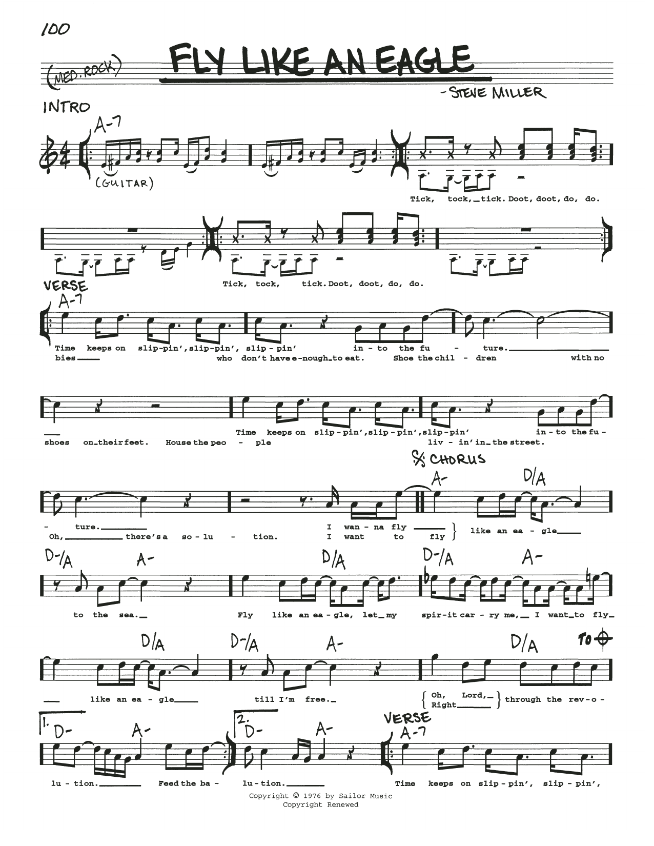 Product picture to:  Fly Like An Eagle - Steve Miller Band